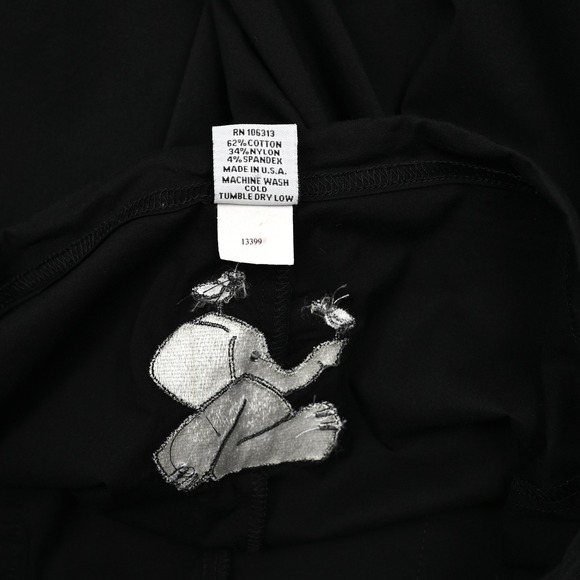 Be Present Chakra Yoga Pants With Embroidered Elephant Sz L - Picture 11 of 11